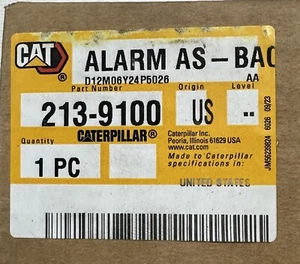 Caterpillar  213-9100 Alarm As. Reverse. New 2139100 Genuine Cat. Free Shipping - Picture 1 of 5