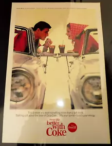 COCA COLA® PUBLICITE 27 cm x 39,5 cm REPRODUCTION DE 1965 ETATS-UNIS - Picture 1 of 1