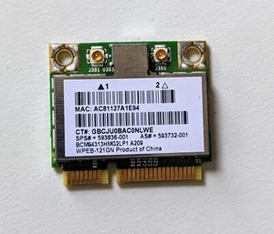 Wireless Card BCM94313HMG2LP1 Mini PCIE - Picture 1 of 2