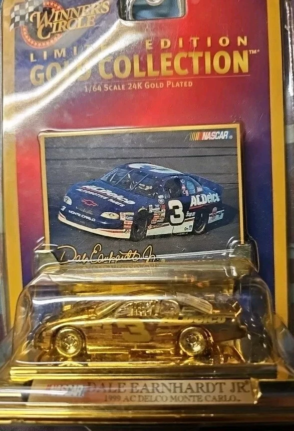 1999 Winners Circle Limited Ed. Gold Collection Dale Earnhardt Jr 24k Car NASCAR