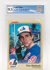 Tim Wallach 1983 Fleer, GRADED 9.5 MLB HALL OF FAME MEMBER MONTREAL EXPOS