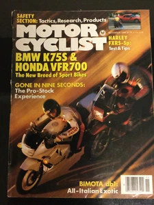 Motorcyclist November 1986 Bimota Ducati db1 Honda VFR700 H-D FXRS-Sp BMWK75S - Picture 1 of 7