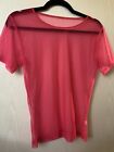Bruno Banani Damen T-Shirt Gr. 42 +Slip-neu-durchsichtig In pink