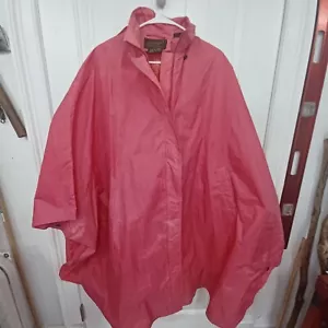 Eddie Bauer Rain Poncho Lightweight Packable Travel Jacket One Size - Picture 1 of 7
