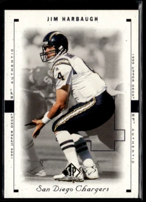 1999 SP Authentic - Jim Harbaugh #72 - Image 1 of 2