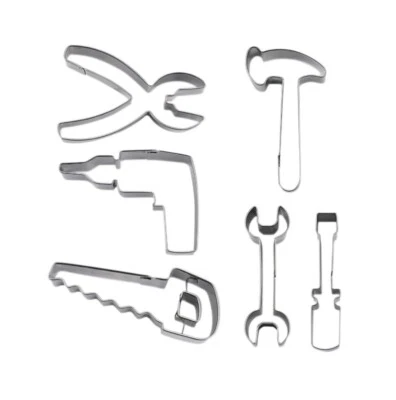 Ausstecher Plätzchenform Keksausstecher Werkstatt Edelstahl 6-tlg. Städter - Bild 1 von 4