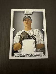 2008 Topps Update Retail Relics Jersey #RR-LB LANCE BROADWAY Chicago White Sox - Picture 1 of 2