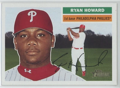 Ryan Howard - 2005 Topps Heritage #89 -  Philadelphia Phillies - Image 1 of 2