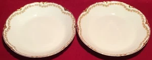 Haviland China, 2 Soup Bowls 7.5” Floral Pattern Vintage (L6-6) - Picture 1 of 5