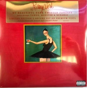 Kanye West My Beautiful Dark Twisted Fantasy LP Album vinyl record 3 x Limited - Picture 1 of 14