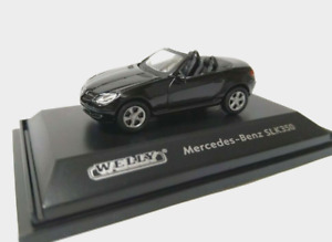 Welly 1/87 scale sport Euro open car Diecast model Mercedes Benz SLK350 black