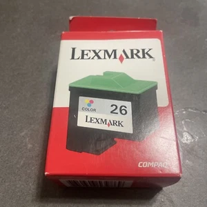 LEXMARK #26 ink cartridge COLOR New/Sealed 10N0026 - Picture 1 of 2