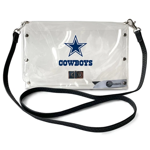 Dallas Cowboys Clear Envelope Purse Cover