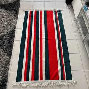 Bunnings Warehouse Soft Velour/Terry Striped Fringed Beach Towel 176cm x 100cm - Picture 1 of 16