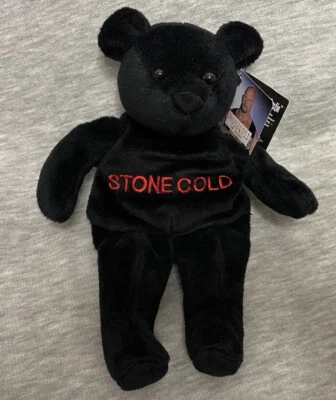 WWF (WWE) Attitude Bears Stone Cold Steve Austin￼ Plush Wrestling Bear New Tags - Image 1 of 4