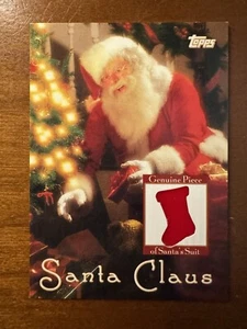 Santa's Suit 2007 Topps SCR-SC Claus Genuine Patch Relic Christmas Trading Card - Picture 1 of 2