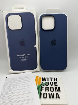 Funda Silicona Apple iPhone 16 Pro Max con Denim Magsafe - MYYU3ZM/A Foto 1 de 4