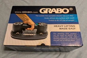 GRABO Elektrischer Vakuum Saugnapfheber 375 Pfund Kapazität Brandneu - Bild 1 von 3