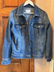 FRAME FURMAN WASH DENIM JACKET SMALL RARE - Picture 1 of 4