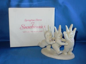 Dept 56 Snowbunnies 1994 Let's Do The Bunny-Hop 2609-3 Figurine in Box - Bild 1 von 14
