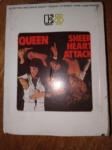 Vintage QUEEN SHEER HEART ATTACK ET-81026 8 TRACK TAPE ELEKTRA RECORDS - Picture 1 of 5