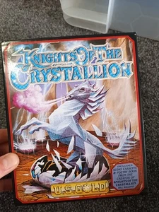"Rare" Knights Of The Crystallion - Commodore Amiga komplett mit Audiokassette - Bild 1 von 10