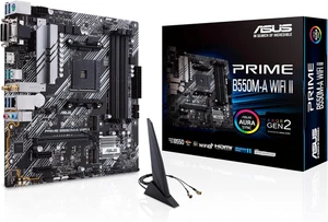PRIME B550M-A Wifi II Scheda Madre Microatx, AMD B550, Socket AM4, DDR4, PCI 4.0 - Foto 1 di 12