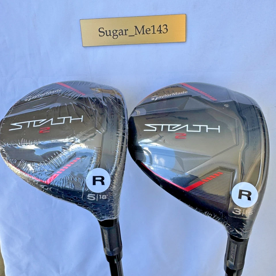 TaylorMade STEALTH2 Fairway Wood 3w 5w 2Set TENSEI RED TM50 Regular Flex Carbon - Image 1 of 4