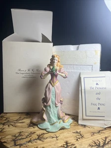 Lenox Princesas Legendarias Princesa y el Príncipe Rana Escultura con Caja 1994 - Imagen 1 de 10