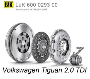 Kit Frizione Volano VW Tiguan 2.0 TDI 4motion 136 140 Cv LUK 4 pezzi 600 0293 00 - Picture 1 of 6