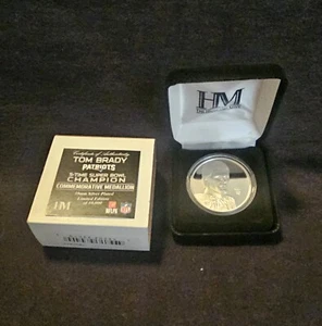#129 Ziege Tom Brady N.E. Patriots 5-Time Super Bowl Champions Commemorative Neu in OVP - Bild 1 von 6