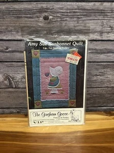 Amy Sue Sunbonnet Quilt Pattern, Child / Crib Size, by The Gingham Goose NEW - Picture 1 of 2