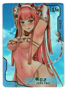 Zero Two 02 UR UR-001 Senpai Goddess Haven Story CCG Anime Card - Picture 1 of 2