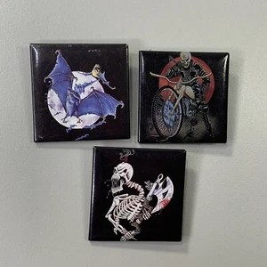 Vintage 1989 Vampimist Reider's Axe da collezione The Alchimy Carta Bottone Pinback - Foto 1 di 5