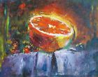 Orange Painting Original Oil Painting Multi-Color Art Frut Still Life Gift Her