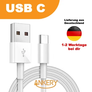 Ladekabel USB Typ C Schnell Datenkabel für Samsung Huawei Handy Schnellladekabel - Bild 1 von 6