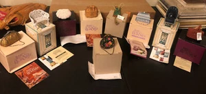 LOT OF NINE MINATUARES BY RAINE INCLUDING PURSES & CHAIRS SO CUTE W/COA &BOXES - Picture 1 of 10