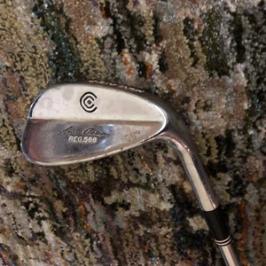 Used RH Cleveland Reg. 588 Tour Action Single 56* Sand Wedge - Firm Flex Steel - Picture 1 of 5