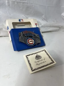 1988 Chicago Cubs limited edition Siskiyou belt buckle 5323/10,000. NICE - Picture 1 of 12