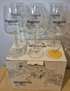 6x Disaronno Fizz Cocktail Stem Glass Bowl Pedestal Goblet New 45cl 450ml CE M20 - Picture 1 of 4