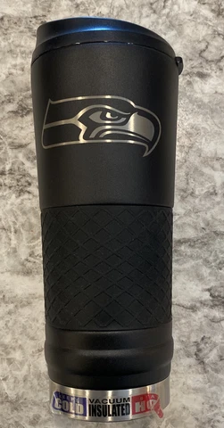 Great American Products NFL Seattle Seahawks 24oz Stealth Draft Tumbler UVG New Cover