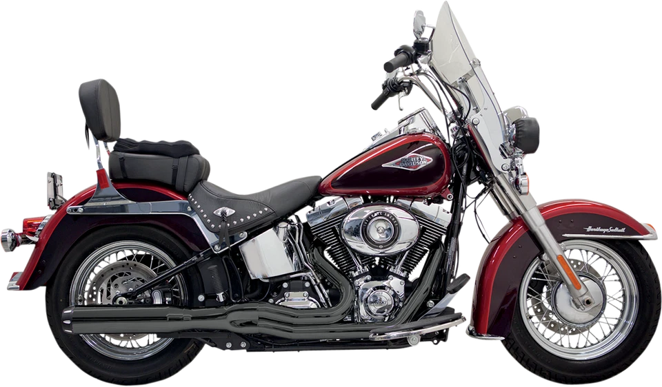 Escape negro 1S18RB 2012-2017 para Harley Softail Slim FLS BASSANI XHAUST B1 2:1 Foto 1 de 1