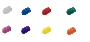 PAR (2 piezas) Tapas de extremo de bicicleta Sissybar GOMA sólida o brillante Cruiser Lowrider - Imagen 1 de 22