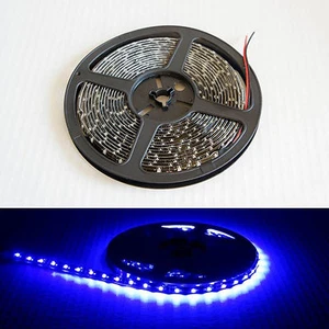 5 Meters 16ft 5050 BLUE LED Strip light 5M 300 SMD 12V DC Waterproof w/Adhesive - Picture 1 of 4
