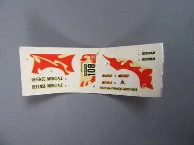 B27 Vintage Decal for Porsche 911 Carrera Rsr 3.0 #108 Tour Auto 1973 - Image 1 of 2