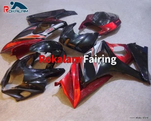 Kit de carenado deportivo ABS para Suzuki GSX-R1000 K7 2007 GSXR1000 07 08 rojo negro - Imagen 1 de 1