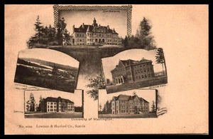 LOWMAN & HANFORD Co Seattle Washington Impresión Papelera Historia Temprana, 1907-15 - Imagen 1 de 2