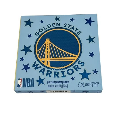 Colourpop X NBA Golden State Warriors Basketball Eyeshadow Palette NWT Californi - Image 1 of 4