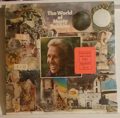 Marty Robbins The World of Sealed counry vinyl double lp  - Image 1 of 2
