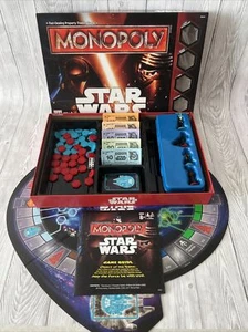 Monopoly Star Wars Disney Hasbro Usa Age 8+ 2-4 Players complete - Picture 1 of 11